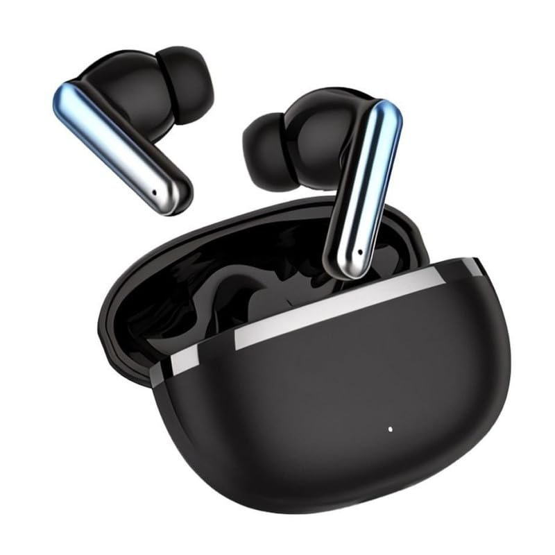 Wireless Ear Buds X550 for OnePlus Nord 3 5G 256GB Earphones Cinematic Spatial Audio, 20hrs Playtime, Bluetoot Headphones mic Type C Fast Charging –C-Black - Image 2