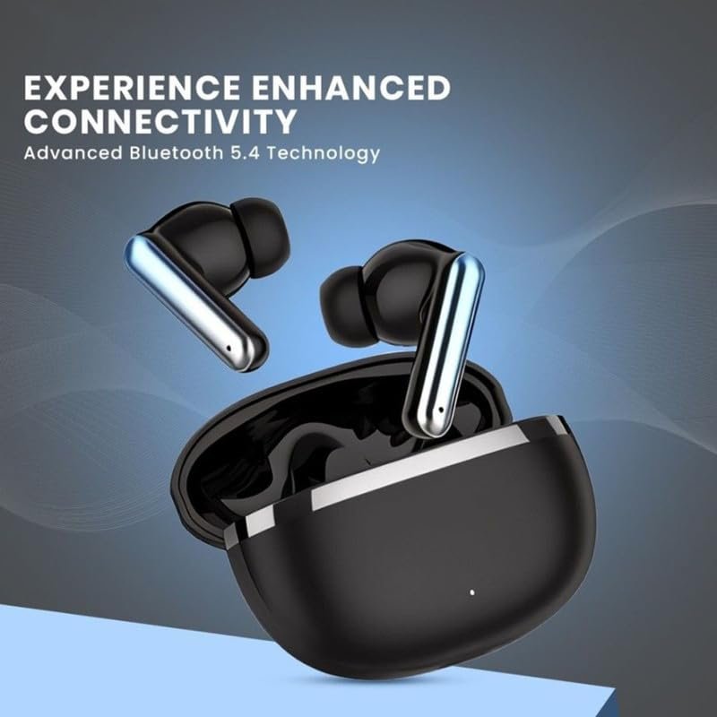 Wireless Ear Buds X550 for OnePlus Nord 3 5G 256GB Earphones Cinematic Spatial Audio, 20hrs Playtime, Bluetoot Headphones mic Type C Fast Charging –C-Black