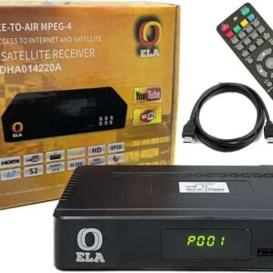 Tech-lobby DD Free Dish DTH MPEG4 HD Set Top Box for 120+ Free TV Channels with Recording Feature.