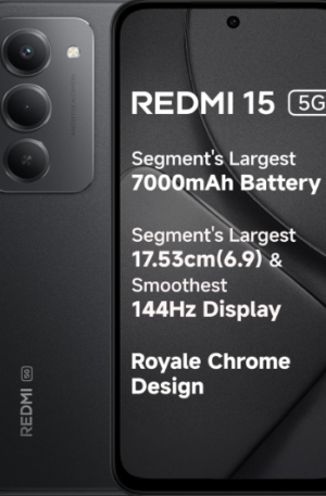 REDMI A7 Pro 5G (Mist Blue, 4GB RAM,128GB Storage) | Segment's Fastest Processor | Segment's Largest Battery | Segment's Largest & Smoothest 6.9in 120Hz Display