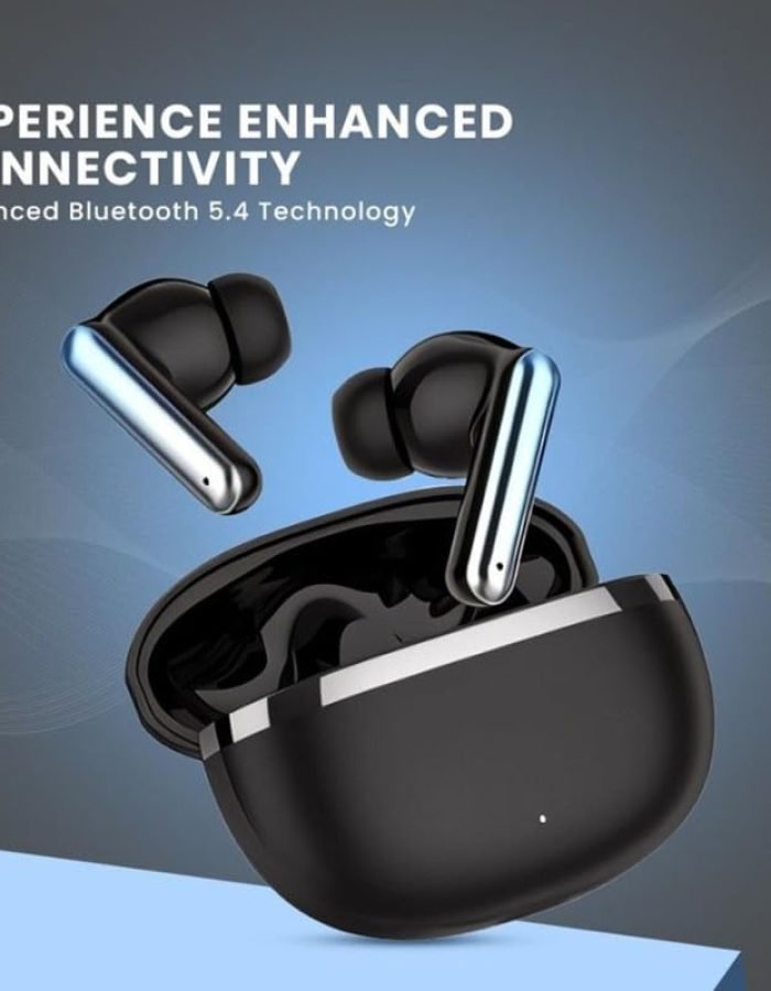 Wireless Ear Buds X550 for OnePlus Nord 3 5G 256GB Earphones Cinematic Spatial Audio, 20hrs Playtime, Bluetoot Headphones mic Type C Fast Charging –C-Black